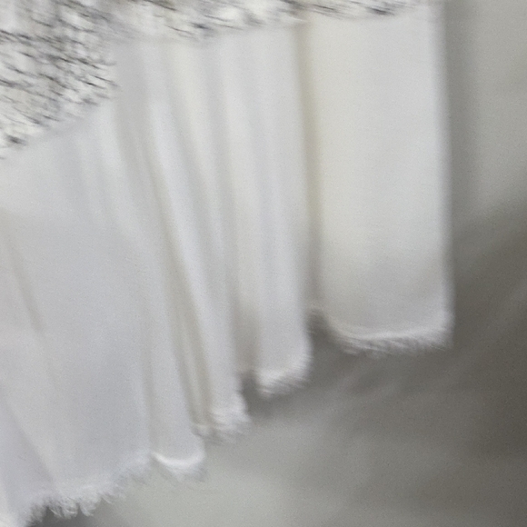 Free People Black and White Lace Mini Dress - Picture 8 of 8